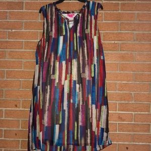 🎨SUNNY LEIGH🎨KEYHOLE SLEEVELESS DRESS🎨